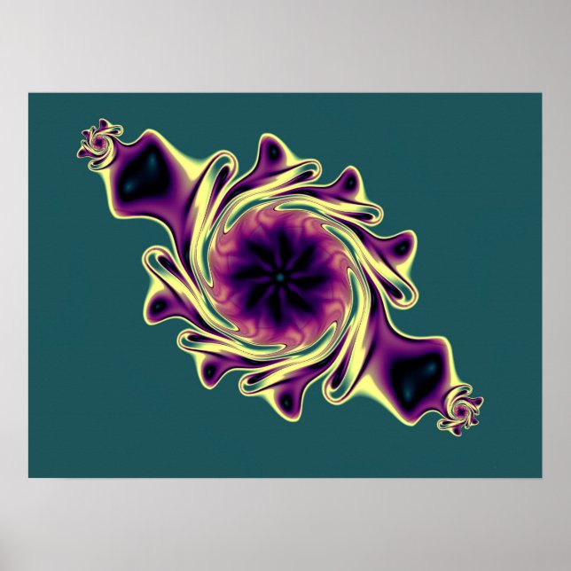 Affiche Bijou fractal en breloque (Devant)