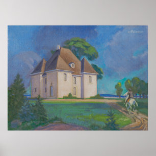 Affiche Bijou provincial - Peinture de Kulhanek (1971)