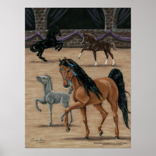 Affiche Bijoux Bella Sara imprimé par Cindy Price McMurray (Devant)