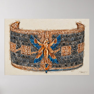 Affiche Bijoux de la reine Hatshepsut