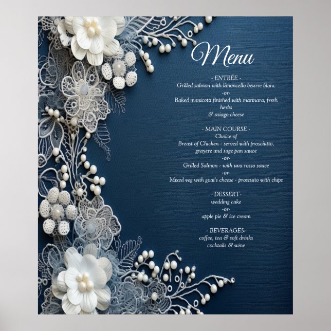 Affiche Bijoux en costume sur Blue Denim (Devant)