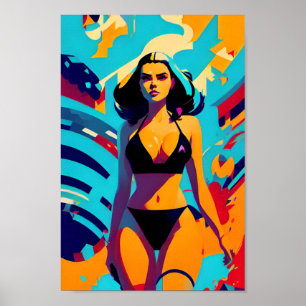 Affiche bikini