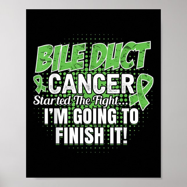 Affiche Bile Duct Cancer Sensibilisation Mal Finira Ce Com (Devant)