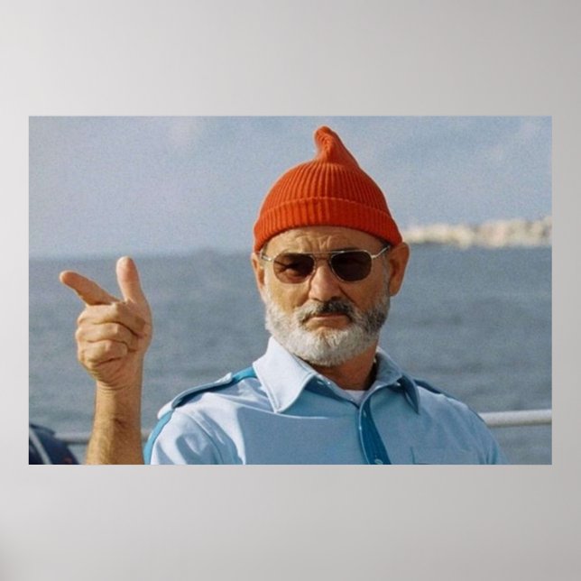 Affiche Bill Murray Vie aquatique (Devant)
