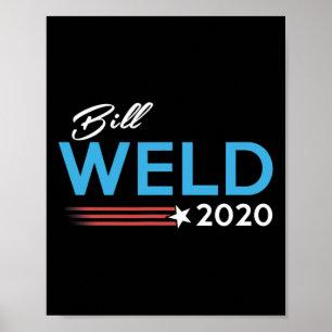 Affiche Bill Weld pour la présidence vaincre Trump