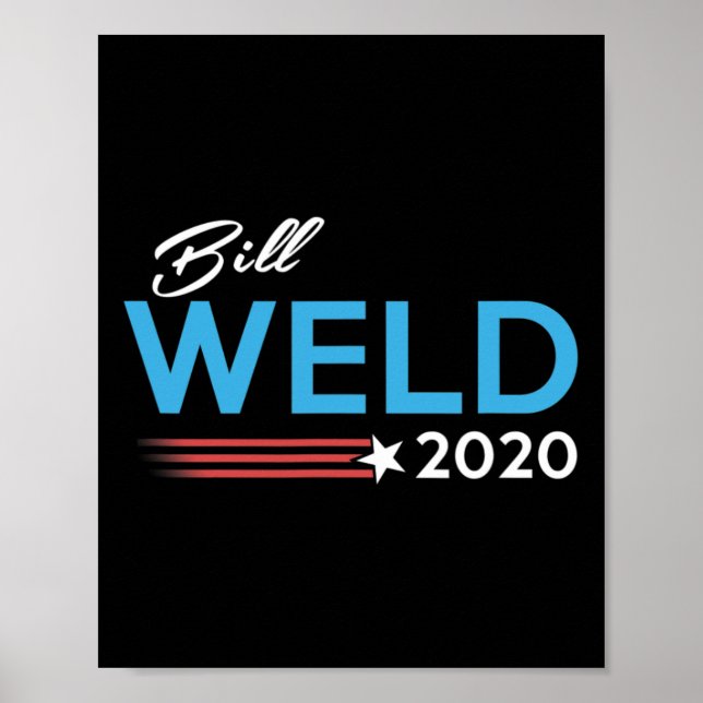 Affiche Bill Weld pour la présidence vaincre Trump  (Devant)