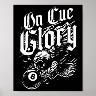Affiche Billard à 8 billes sur Cue Glory