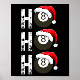 Affiche Billard amusant Billard pour la Ligue des joueurs 