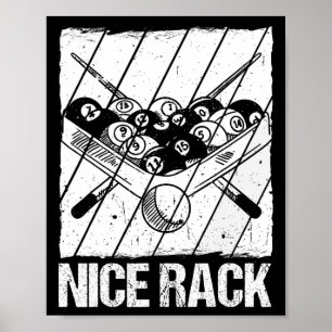 Affiche Billard en rack1