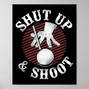 Affiche Billard Lecteur Bal Vintage Retro Arrêter Un