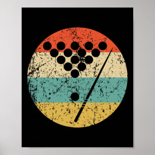 Affiche Billard Piscine rétro Vintage 1
