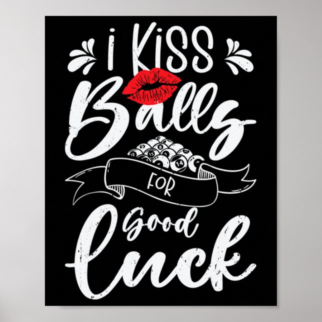 Affiche Billard Pool 8 Ball Snooker Femme Billard Jouer (Devant)