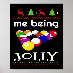 Affiche Billiard 8 Ball Pool Joueur Sarcasm Humour de nouv