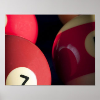 Affiche Billiard Balls