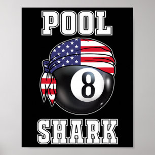 Affiche Billiard Team 8 Ll Jeu Joueur De Piscine Cadeaux P