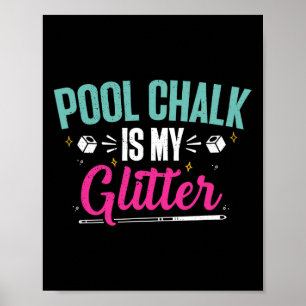 Affiche Billiards Chalk Funky Pool Shooter Master Billiard