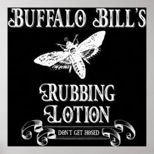 Affiche Bills de Buffalo Lotion de frottement