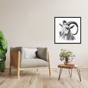 Affiche Billy Goat - Art Print