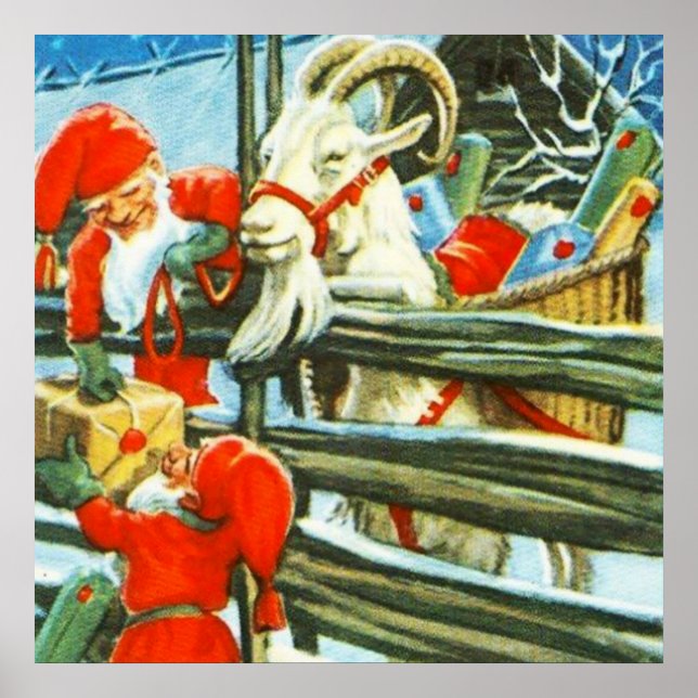 Affiche « Billy Goat Helper » par Jenny Nystrom (Devant)