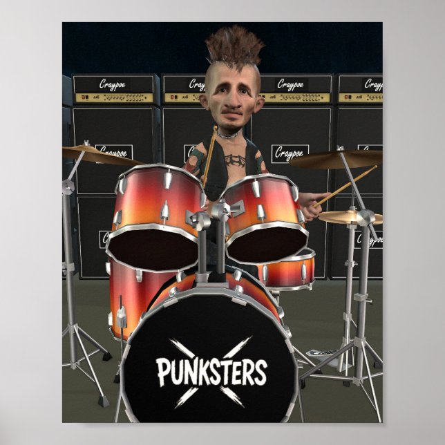 Affiche Bing des Punksters (Devant)