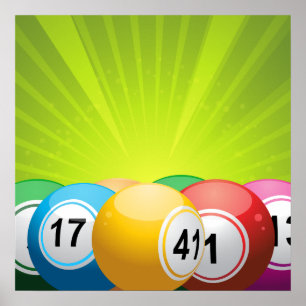 Affiche Bingo Balls