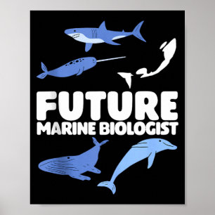 Affiche biologie marine enfants futur biologiste marin océ