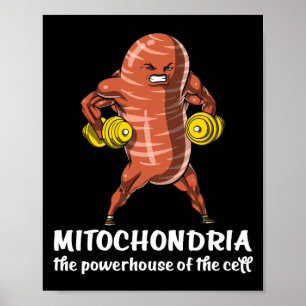 Affiche Biologie Science Mitochondria Drôle plaisanterie
