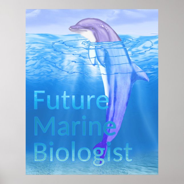 Affiche Biologiste marin futur (Devant)