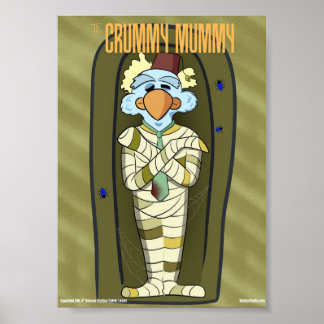 Affiche Bird Call x Monstres Classiques - Momie minable