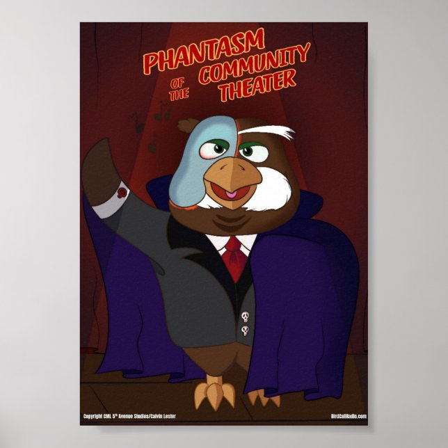 Affiche Bird Call x Monstres Classiques - Phantasm  (Devant)
