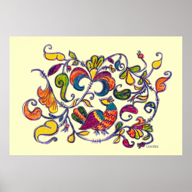 Affiche Bird du Nord par Alexandra Cook (Devant)