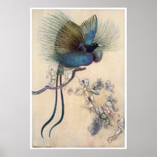 Affiche Bird of Paradise Print Warwick Goble