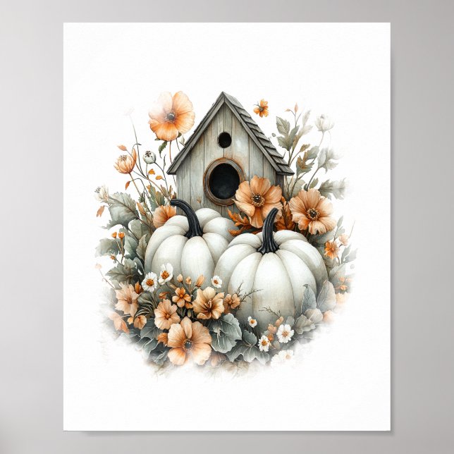 Affiche Birdhouse Shirt Country Citrouille (Devant)