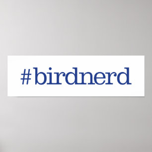 Affiche #birdnerd