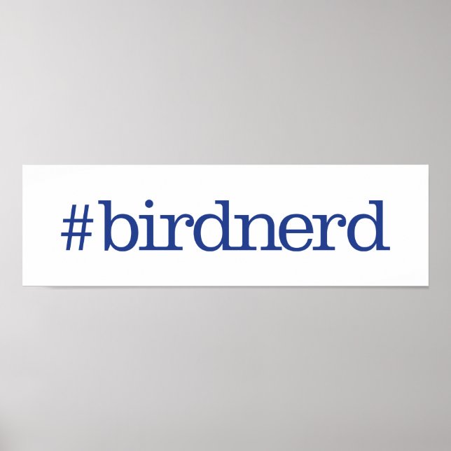 Affiche #birdnerd (Devant)