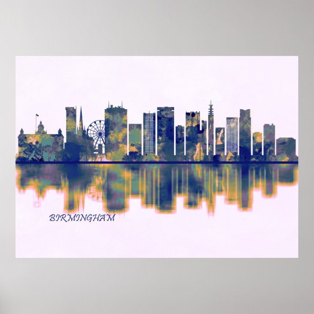 Affiche Birmingham Skyline (Devant)