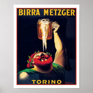 Affiche Birra Metzger Torino