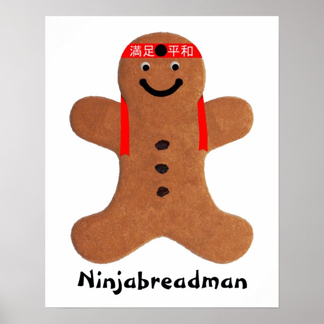 Affiche Biscuit Ninjabreadman (biscuit) (Devant)
