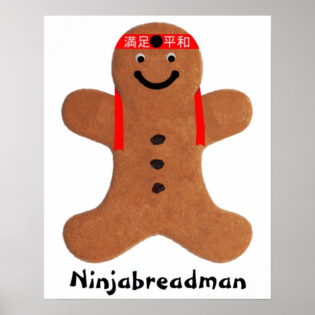 Affiche Biscuit Ninjabreadman (biscuit) (Devant)
