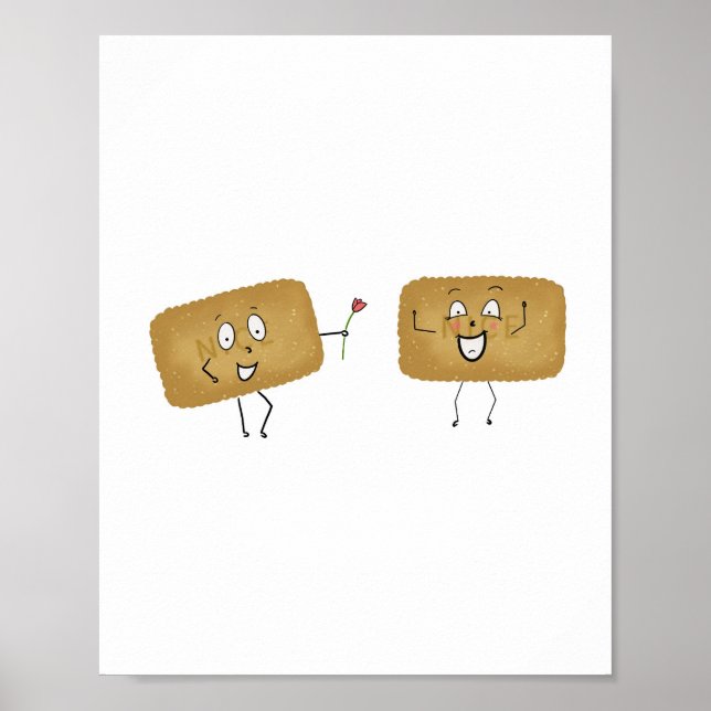 Affiche Biscuits à thème, jolis cookies (Devant)