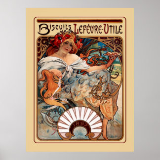 Affiche Biscuits Leféure-Utile