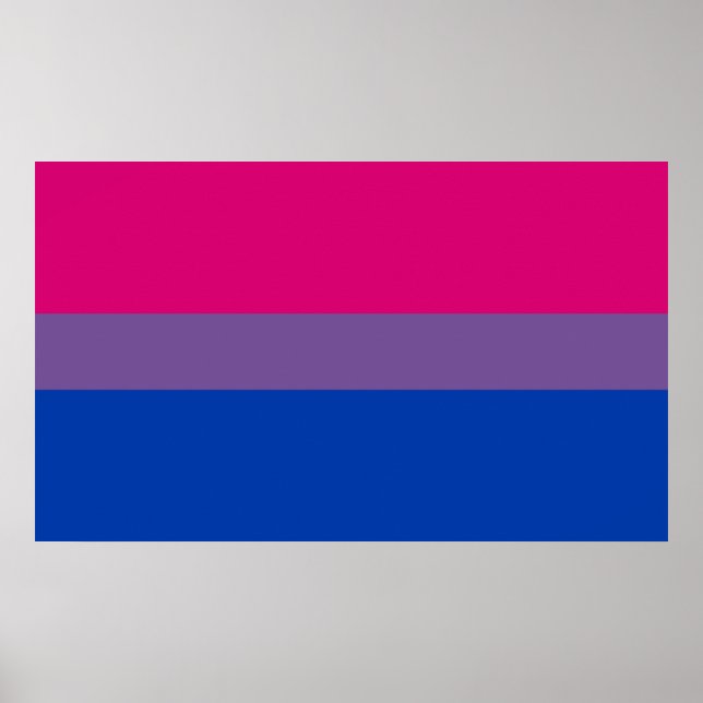 Affiche Bisexual pride (Devant)