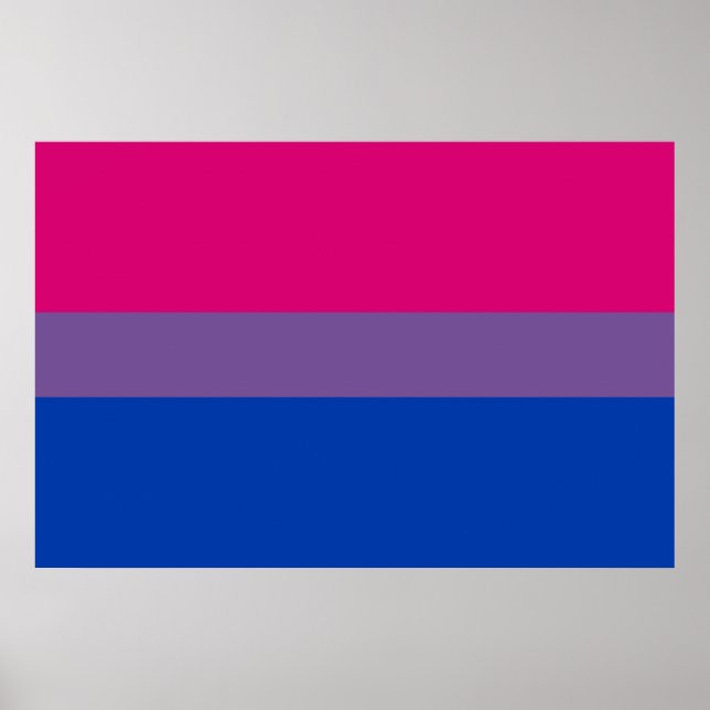 Affiche Bisexual pride (Devant)