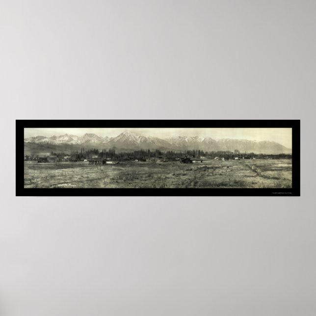Affiche Bishop Inyo County CA Photo 1911 (Devant)