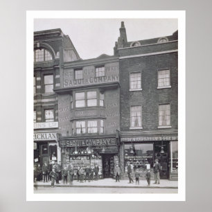 Affiche Bishopsgate, des "bâtiments historiques de Londres