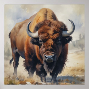 Affiche Bison / Buffle