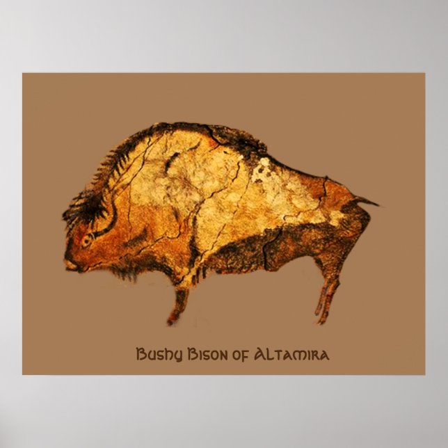 Affiche Bison de Bushy d'Altamira (Devant)