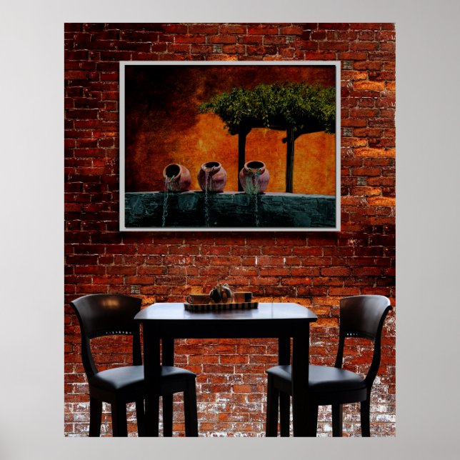 Affiche Bistro européen (Devant)