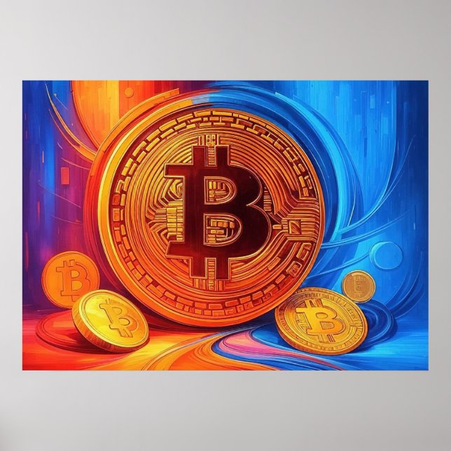 Affiche Bitcoin (Devant)