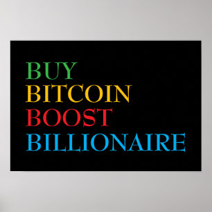 Affiche Bitcoin crypto
